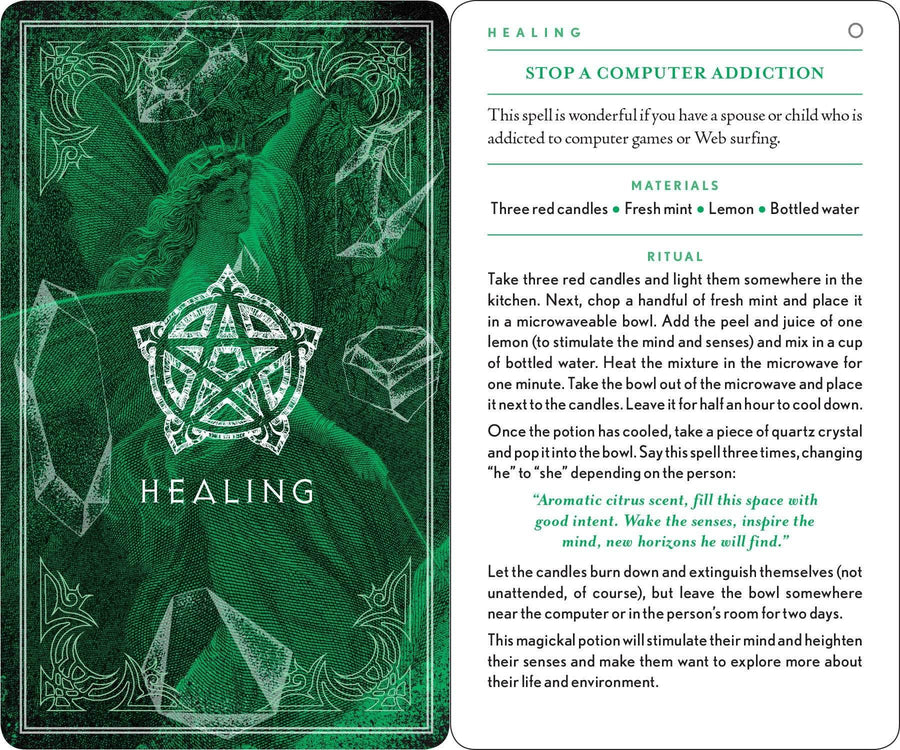 Wiccapedia Spell Deck by Leanna Greenaway-Earth Fairy Holistics