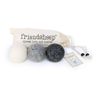 Grey Mix Trio Eco Dryer Balls - Set of 3-Earth Fairy Holistics