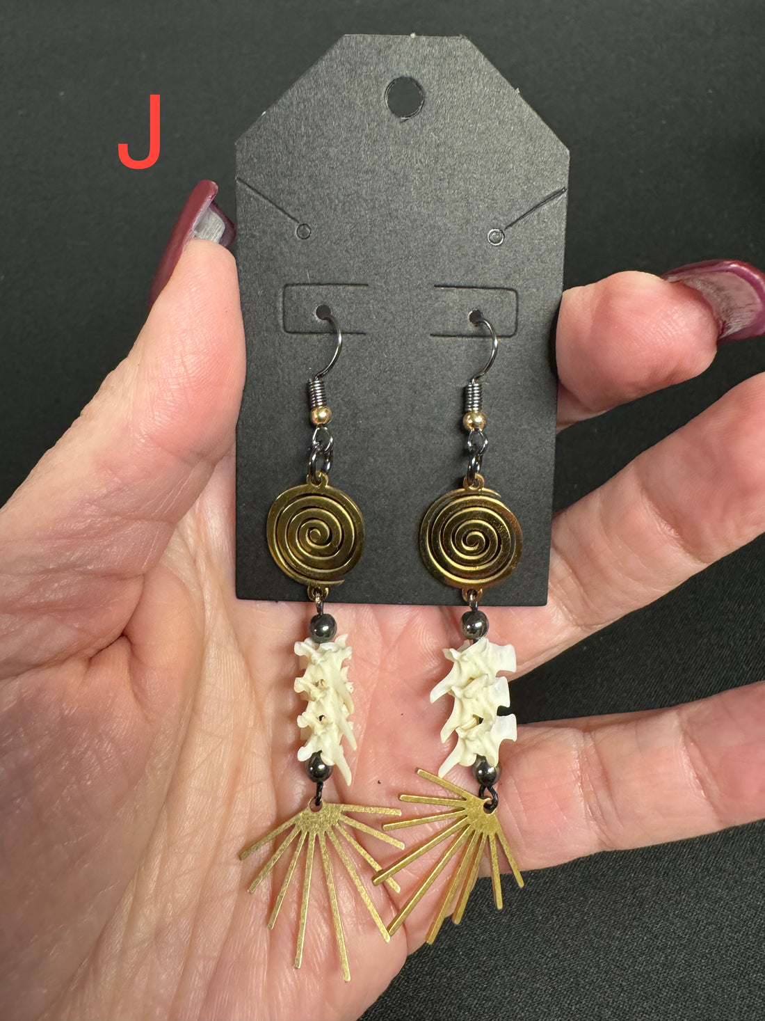 Bone & Stone: Sacred Balance Earrings