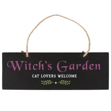 Witch's Garden Hanging Sign-Earth Fairy Holistics