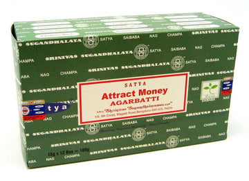 Satya - Attract Money Incense Sticks (15 g.)-Earth Fairy Holistics