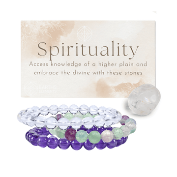 Intentions Bracelet Set - 8mm Spirituality-Earth Fairy Holistics