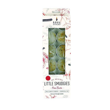 'Little Smudgies' Palo Santo Smudge Candle (12)-Earth Fairy Holistics