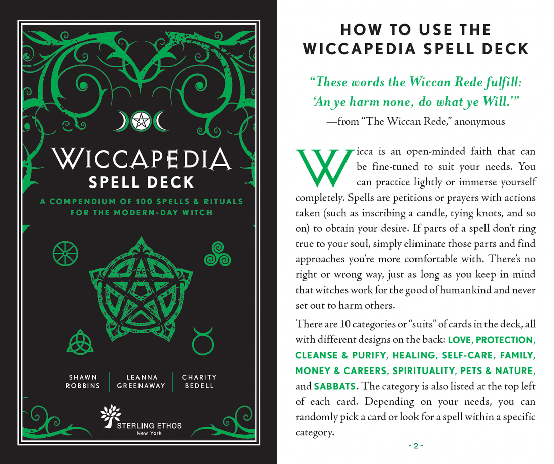 Wiccapedia Spell Deck by Leanna Greenaway-Earth Fairy Holistics