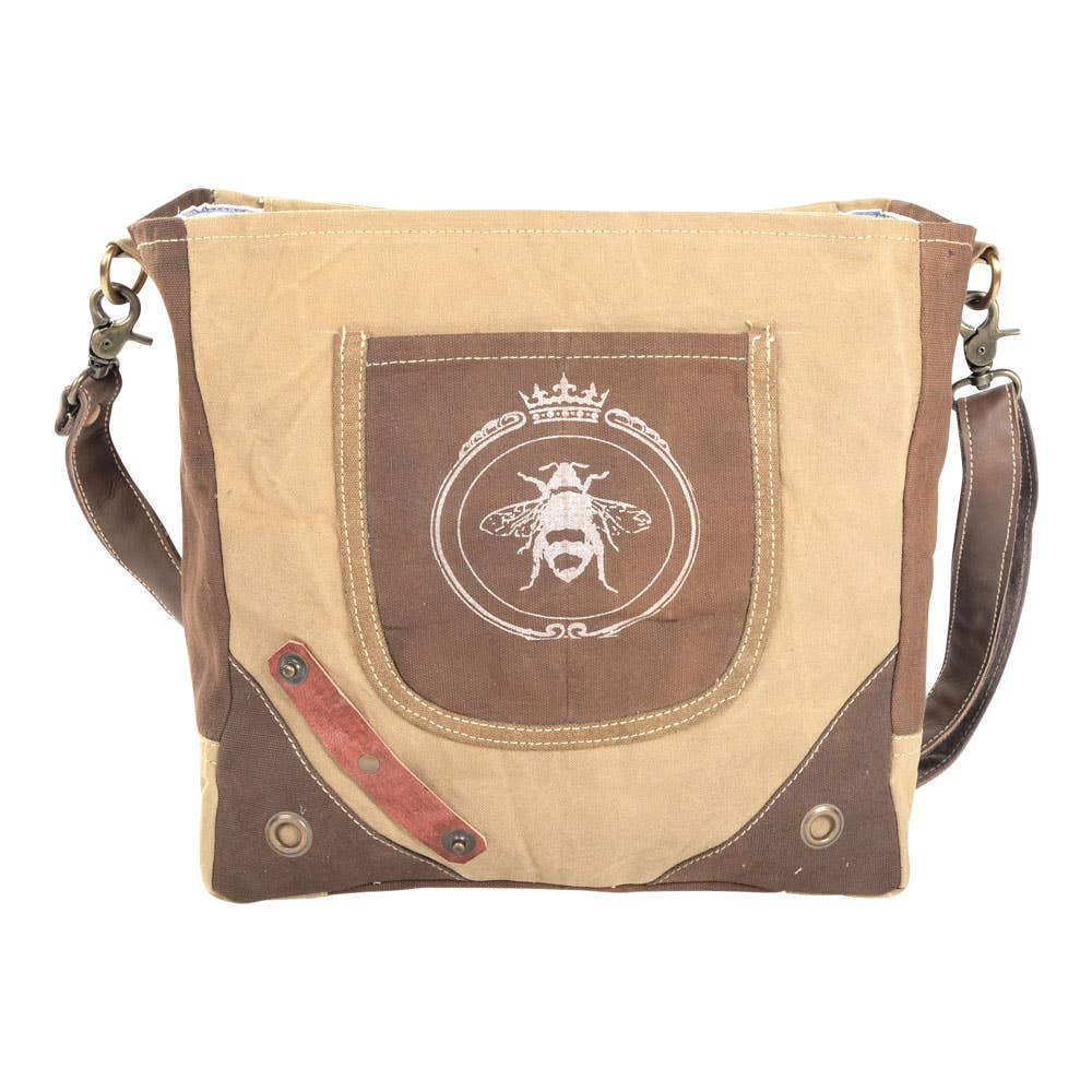 Bee Zippered Crossbody Bag-Earth Fairy Holistics