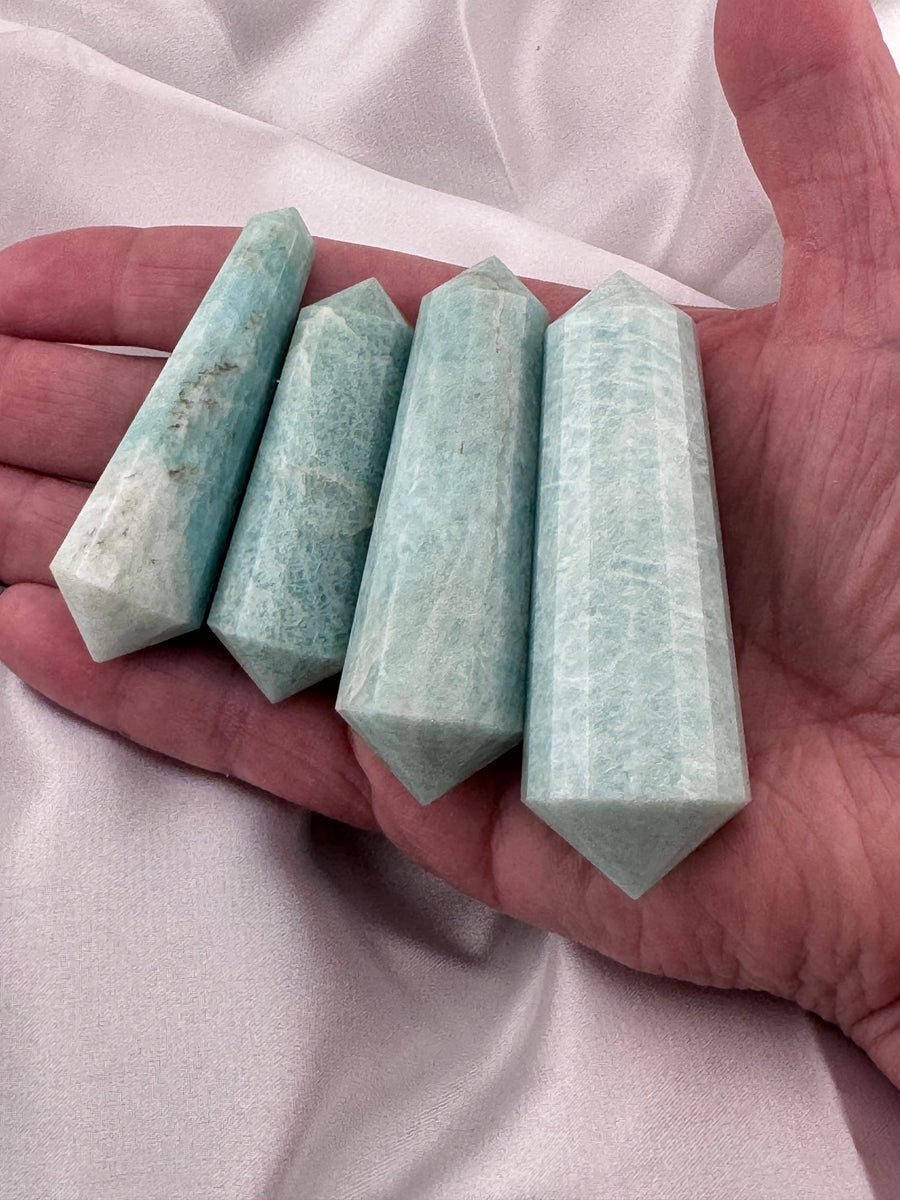 Amazonite Double Terminated Points-Earth Fairy Holistics