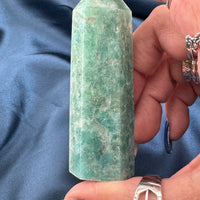 Amazonite & Smoky Quartz Tower-Handmade Naturals Inc