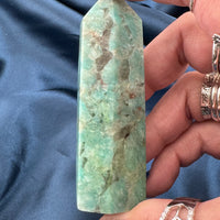 Amazonite & Smoky Quartz Tower-Handmade Naturals Inc