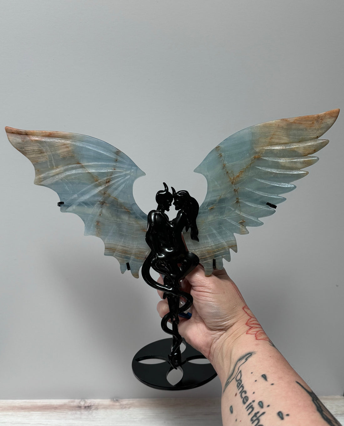 Angel & Demon Crystal Wings-Handmade Naturals Inc