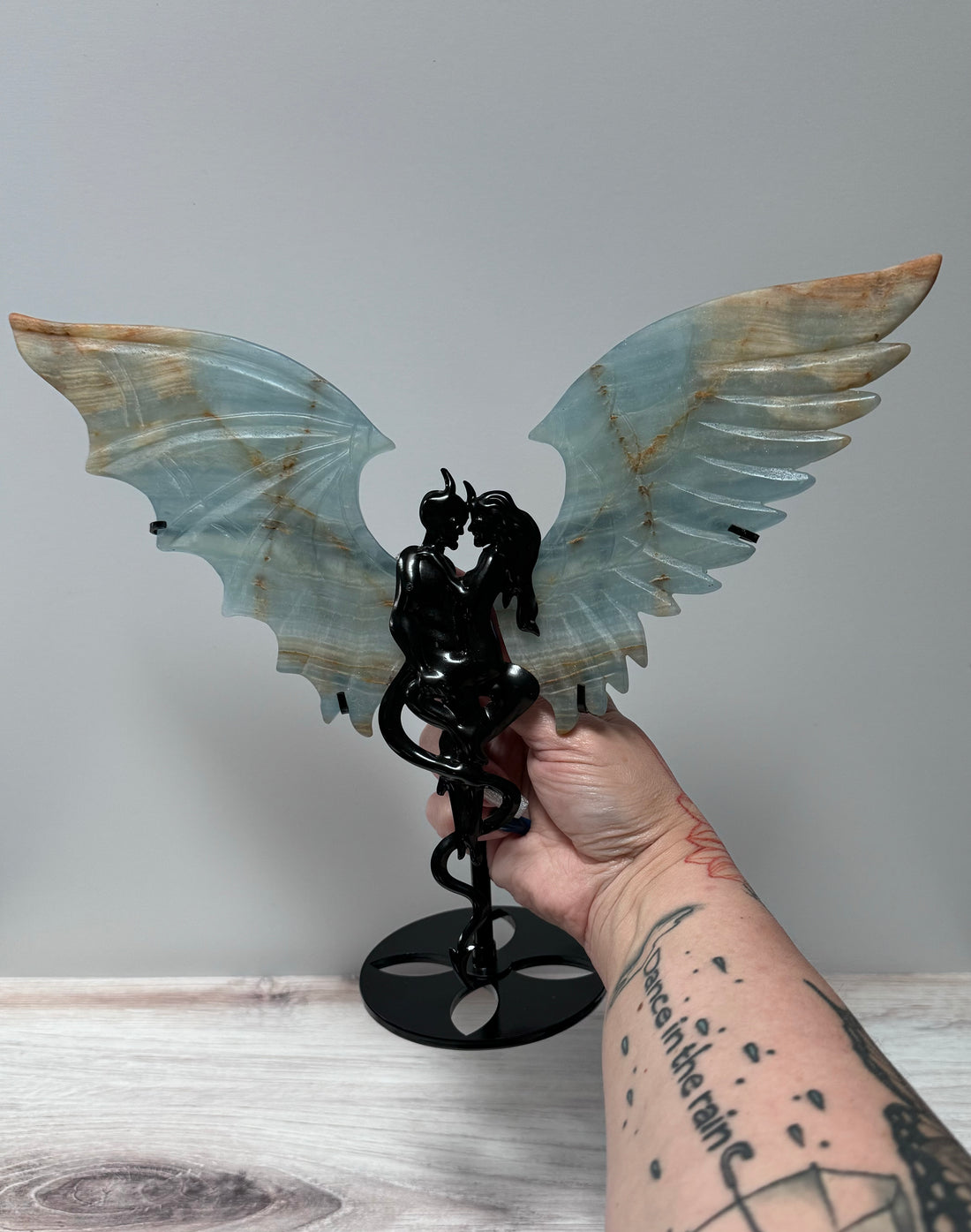 Angel & Demon Crystal Wings-Handmade Naturals Inc