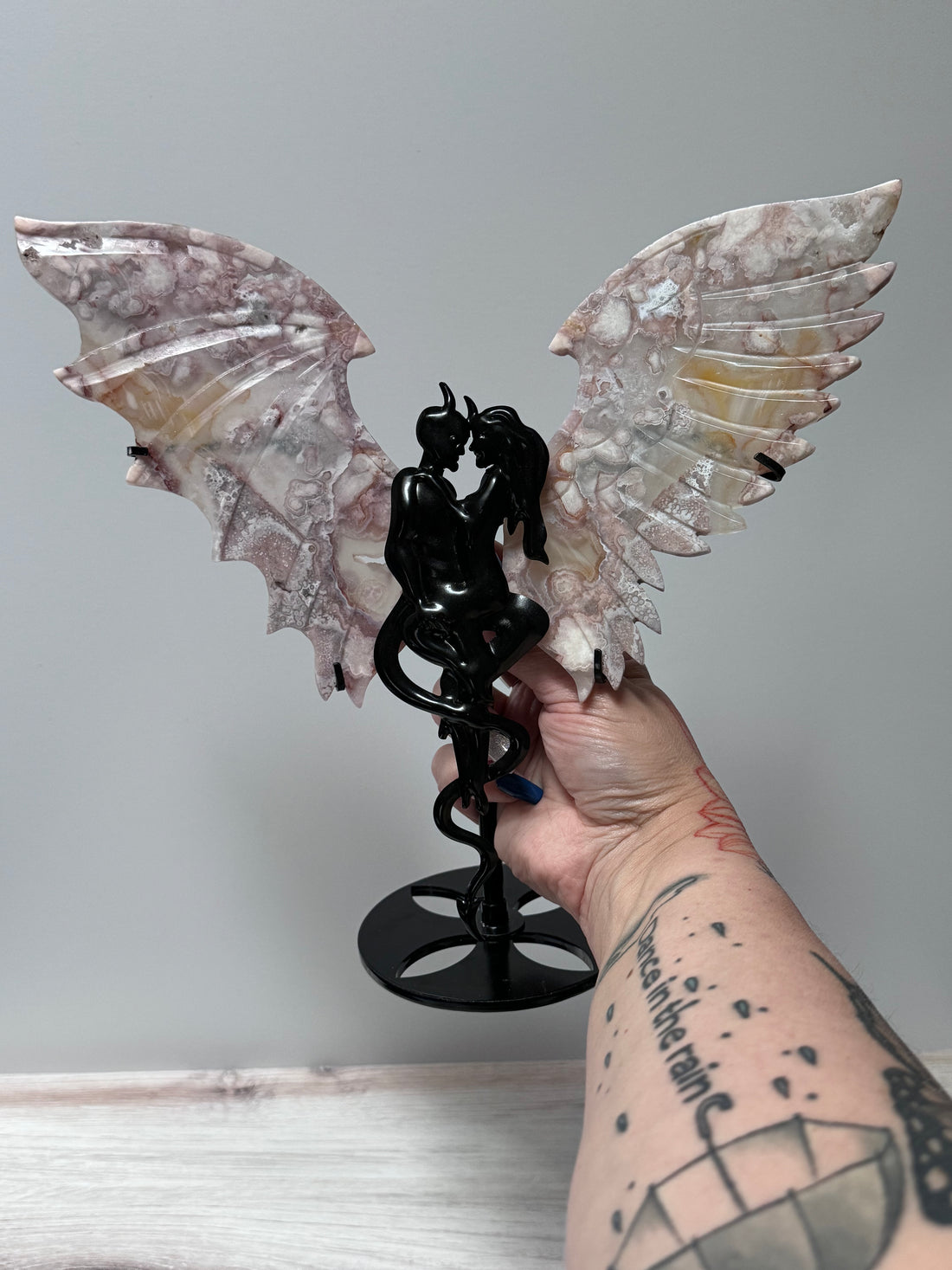 Angel & Devil Crystal Wings-Earth Fairy Holistics