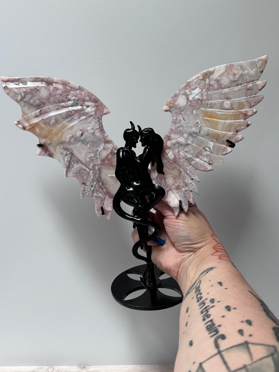 Angel & Demon Crystal Wings-Handmade Naturals Inc