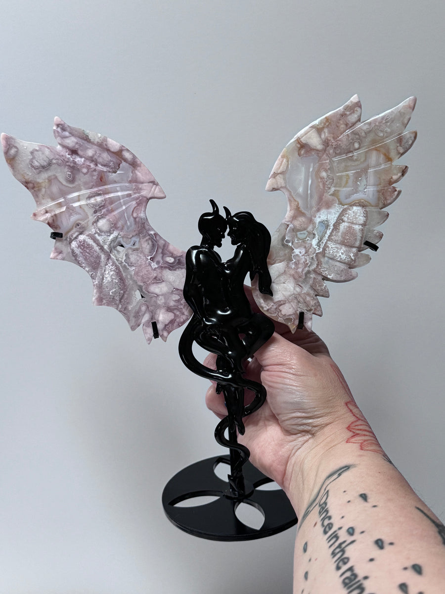 Angel & Devil Crystal Wings-Earth Fairy Holistics