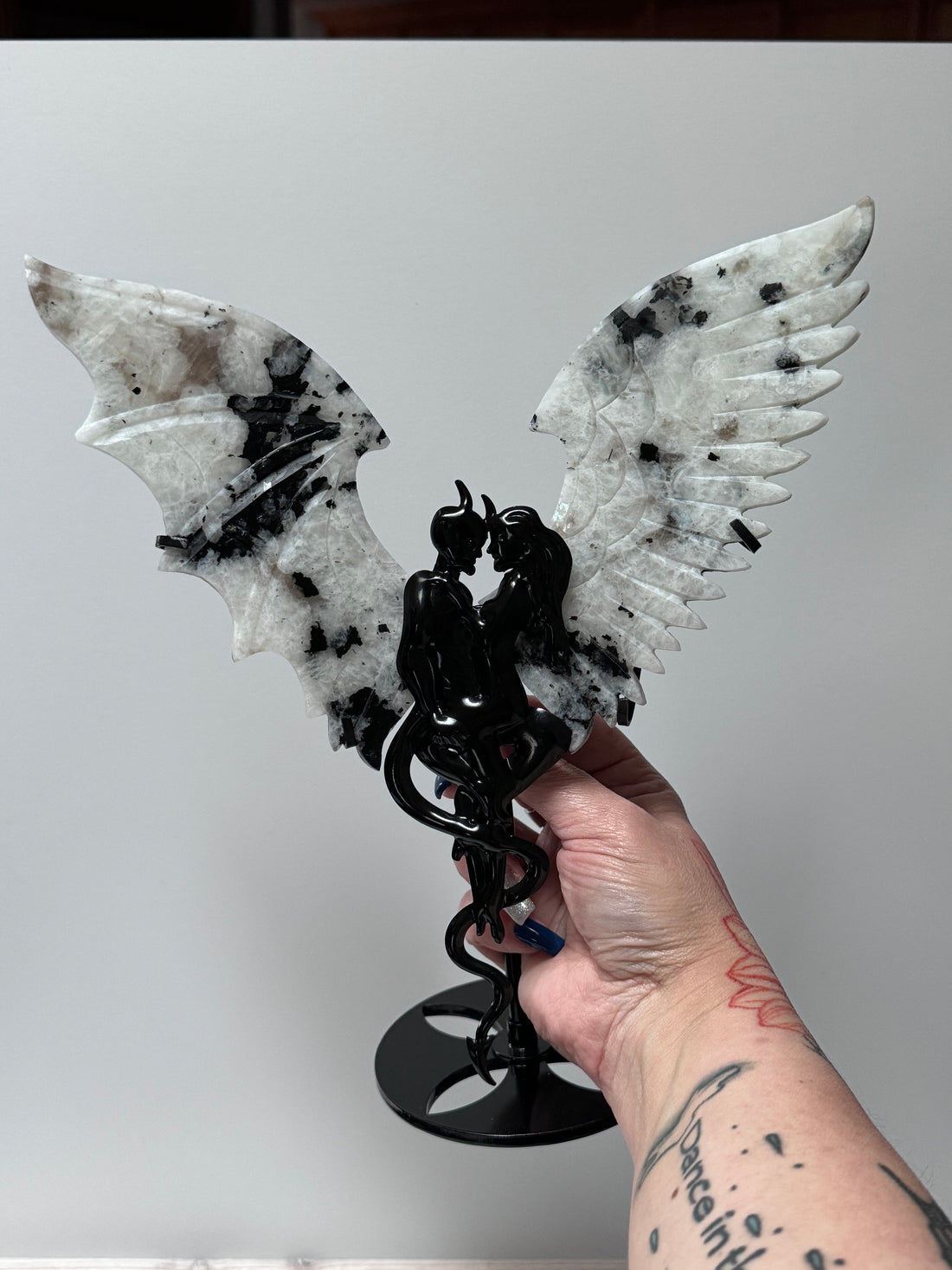 Angel & Demon Crystal Wings-Handmade Naturals Inc