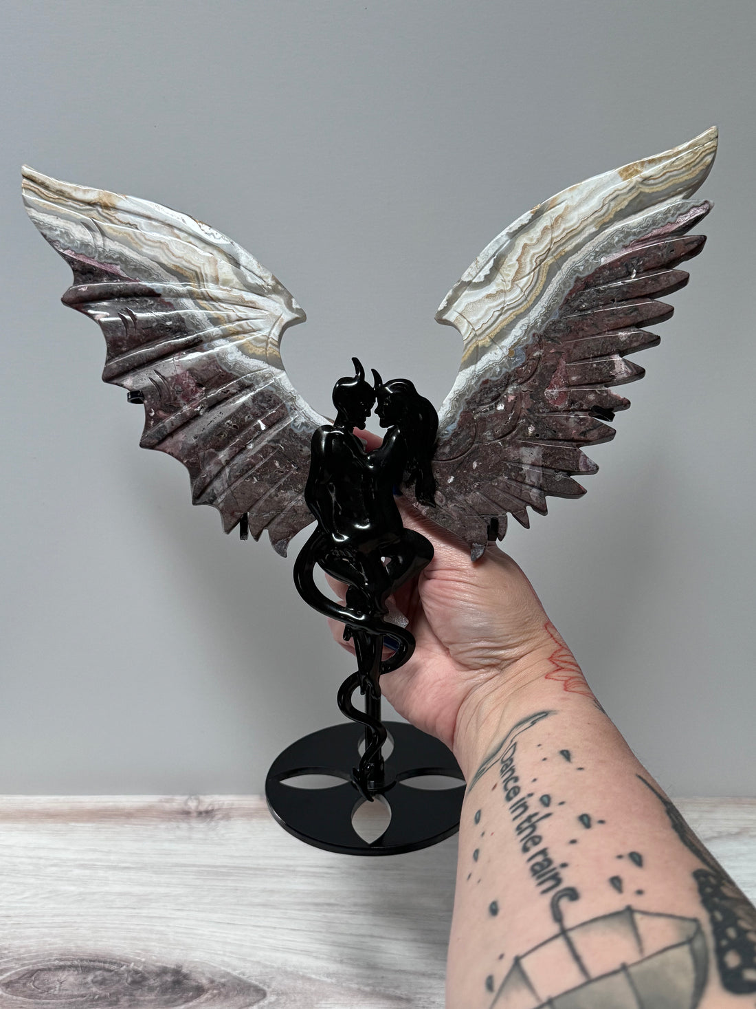 Angel & Demon Crystal Wings-Handmade Naturals Inc