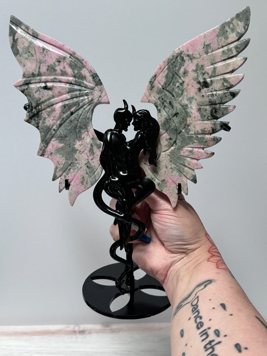 Angel & Demon Crystal Wings-Handmade Naturals Inc