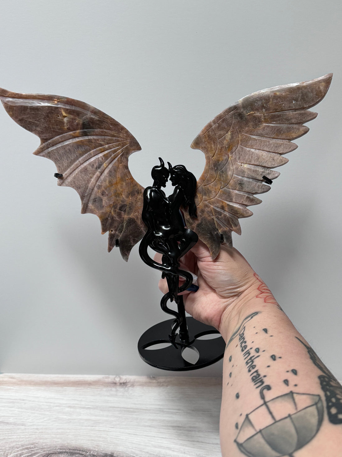 Angel & Demon Crystal Wings-Handmade Naturals Inc