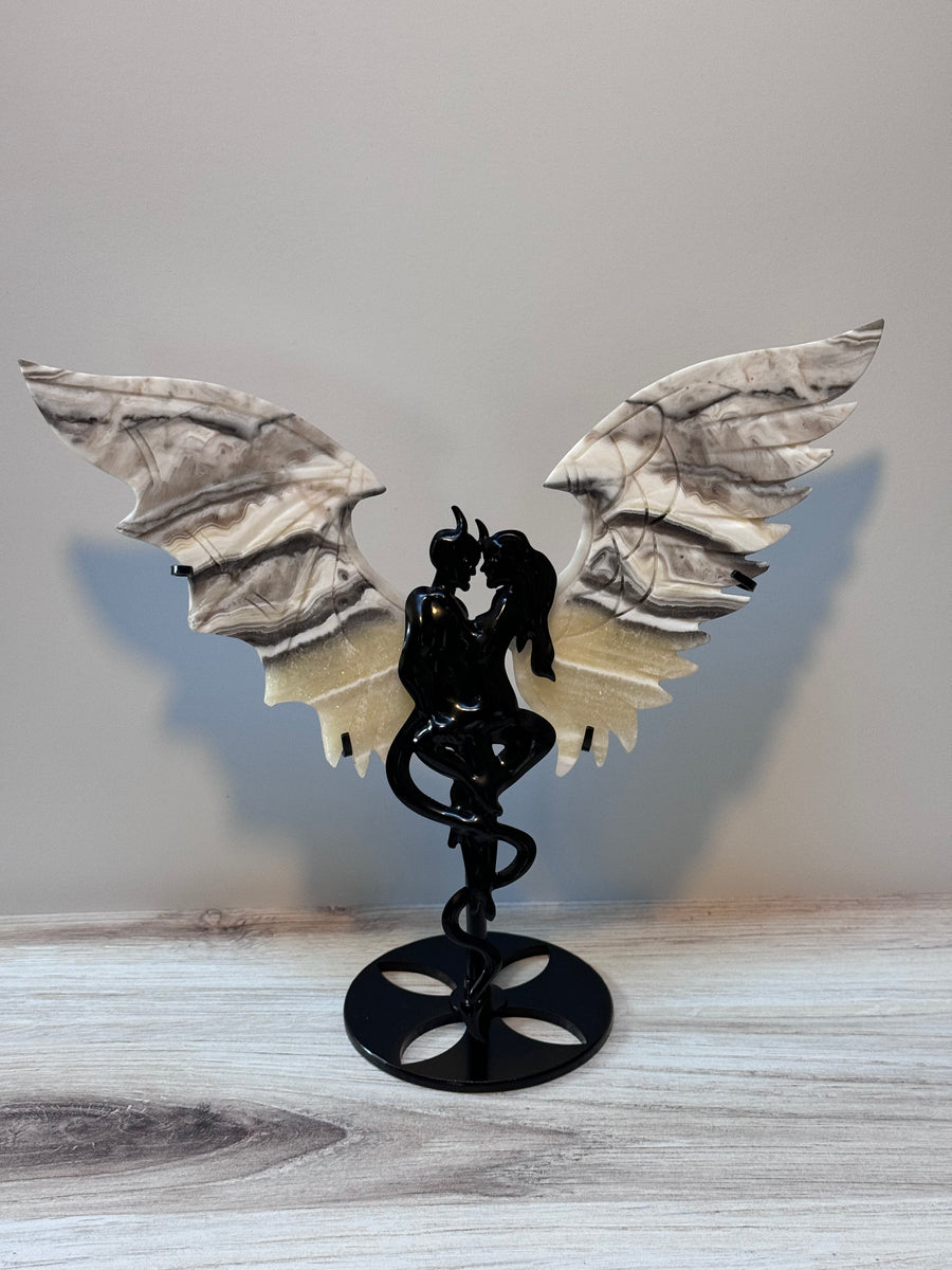 Angel & Devil Crystal Wings-Earth Fairy Holistics