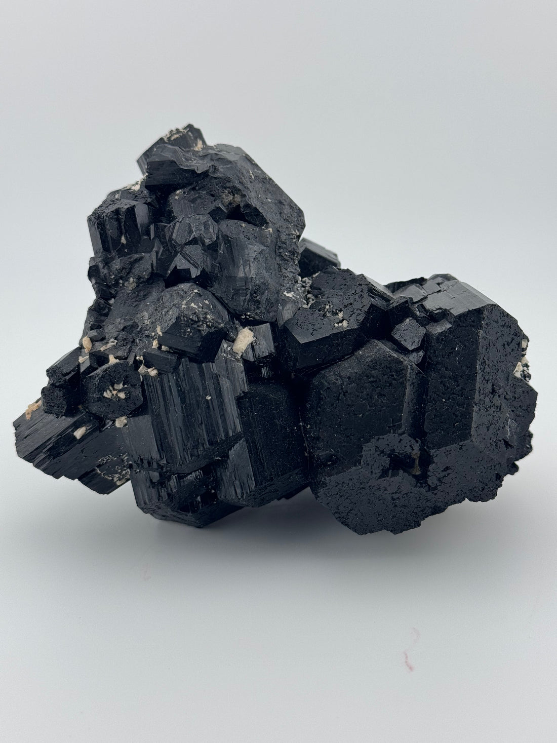 Black Tourmaline Cluster Specimen - AA Grade-Handmade Naturals Inc