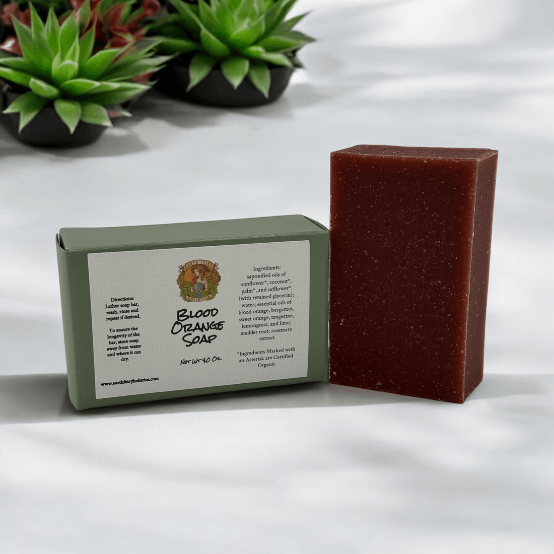 Organic Blood Orange Soap-Earth Fairy Holistics