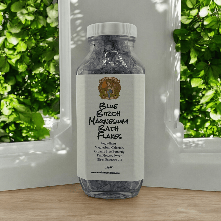 Blue Birch Magnesium Bath Flakes-Earth Fairy Holistics