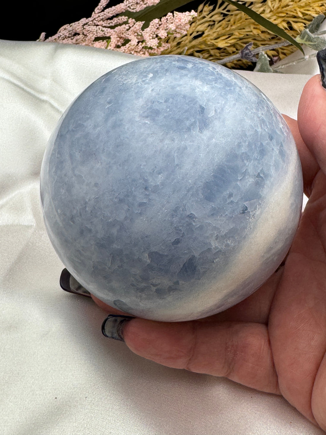 Blue Calcite Spheres-Handmade Naturals Inc