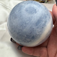 Blue Calcite Spheres-Handmade Naturals Inc