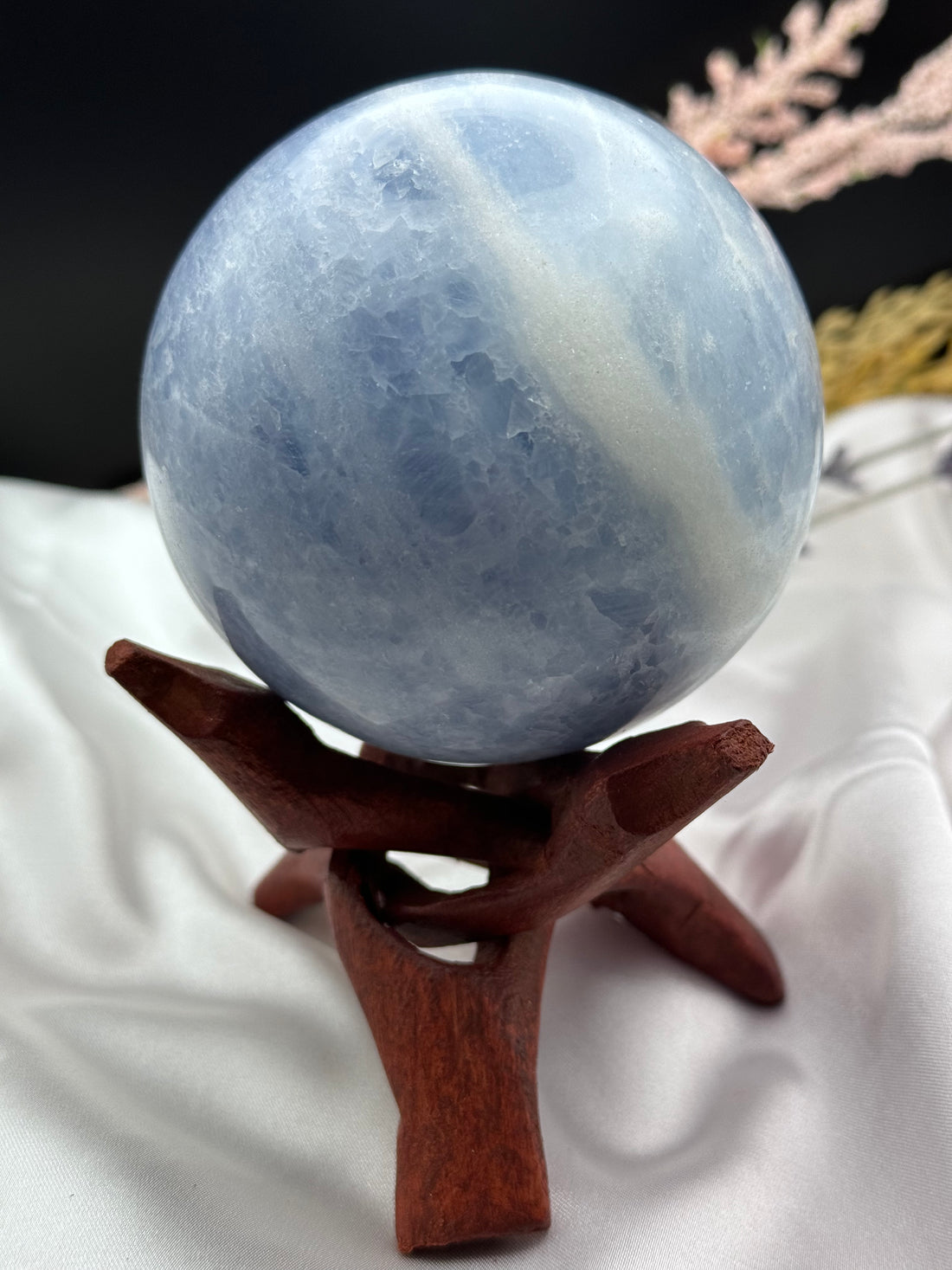 Blue Calcite Spheres-Handmade Naturals Inc