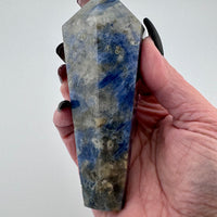 Blue Kyanite with Mixed Quartz Scepter Wand-Handmade Naturals Inc