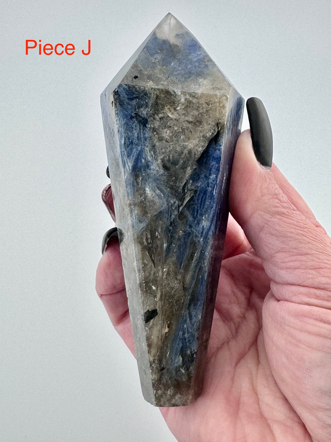 Blue Kyanite with Mixed Quartz Scepter Wand-Earth Fairy Holistics