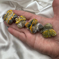 Bumblebee Jasper Bee Carving-Earth Fairy Holistics