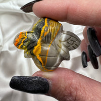 Bumblebee Jasper Bee Carving-Earth Fairy Holistics