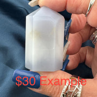 Blue Chalcedony Mini Tower-Earth Fairy Holistics