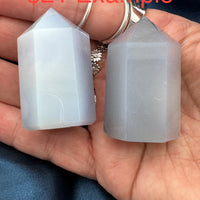 Blue Chalcedony Mini Tower-Earth Fairy Holistics