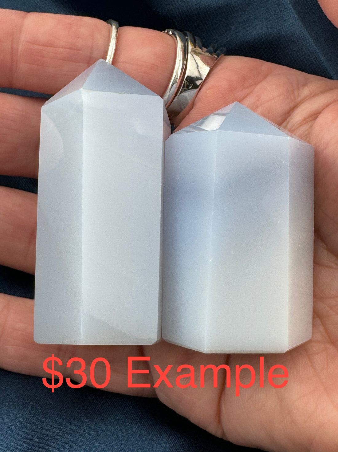 Blue Chalcedony Mini Tower-Earth Fairy Holistics