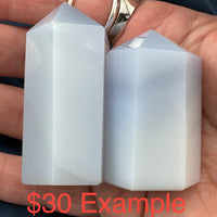 Blue Chalcedony Mini Tower-Earth Fairy Holistics