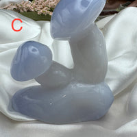 Chalcedony Double & Triple Mushrooms-Handmade Naturals Inc