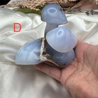 Chalcedony Double & Triple Mushrooms-Handmade Naturals Inc