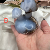 Chalcedony Double & Triple Mushrooms-Handmade Naturals Inc