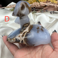 Chalcedony Double & Triple Mushrooms-Handmade Naturals Inc