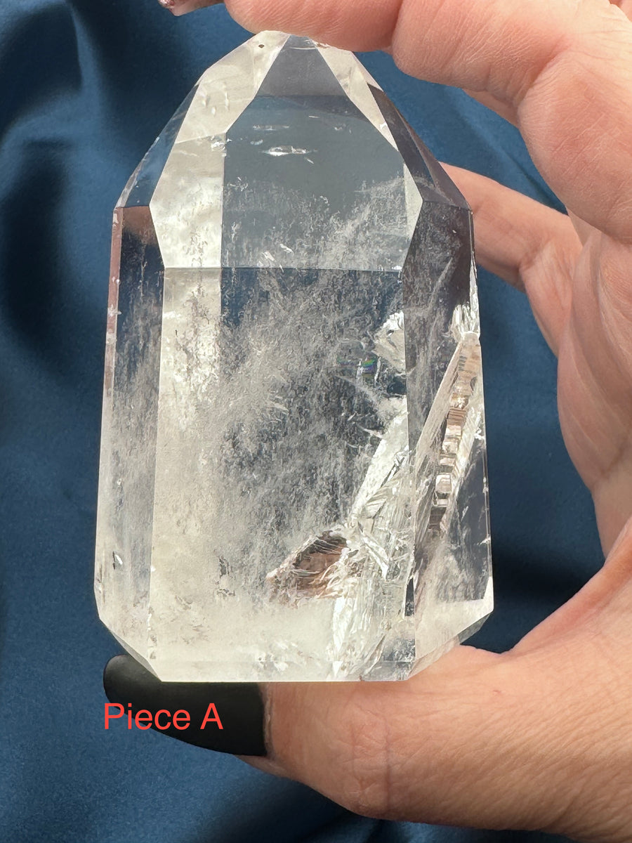 Clear Quartz Obelisk Points (Grade AA Brazilian)-Handmade Naturals Inc