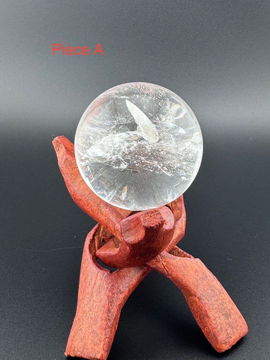 Clear Quartz Spheres (Brazilian)-Handmade Naturals Inc