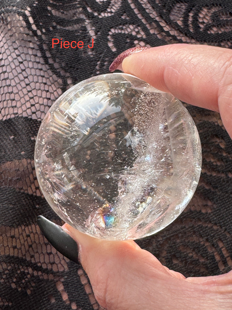 Clear Quartz Spheres (Brazilian)-Earth Fairy Holistics