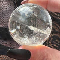 Clear Quartz Spheres (Brazilian)-Handmade Naturals Inc