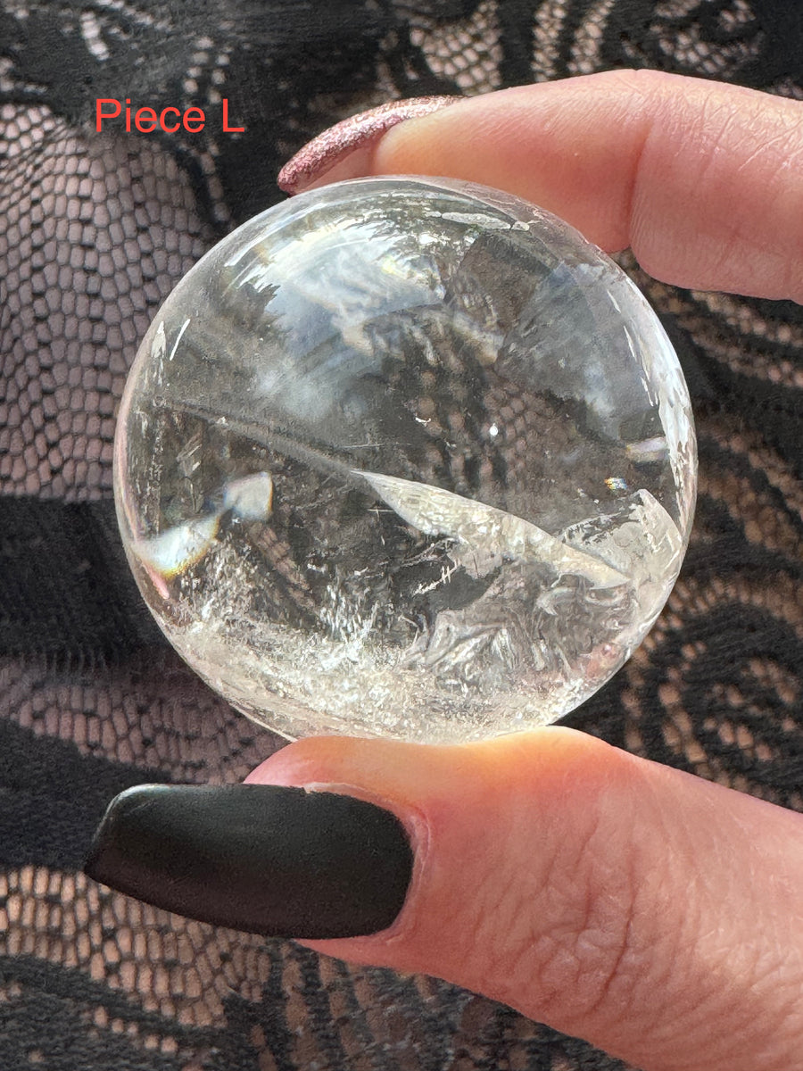 Clear Quartz Spheres (Brazilian)-Earth Fairy Holistics