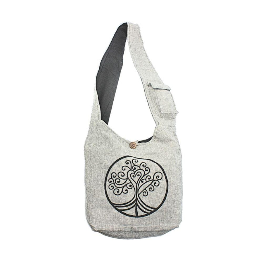 Cotton Shoulder Bag - Tree of Life-Earth Fairy Holistics