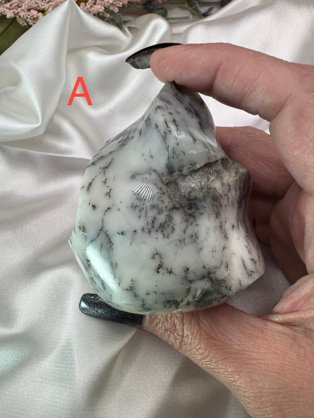 Dendritic Opal Flame-Handmade Naturals Inc