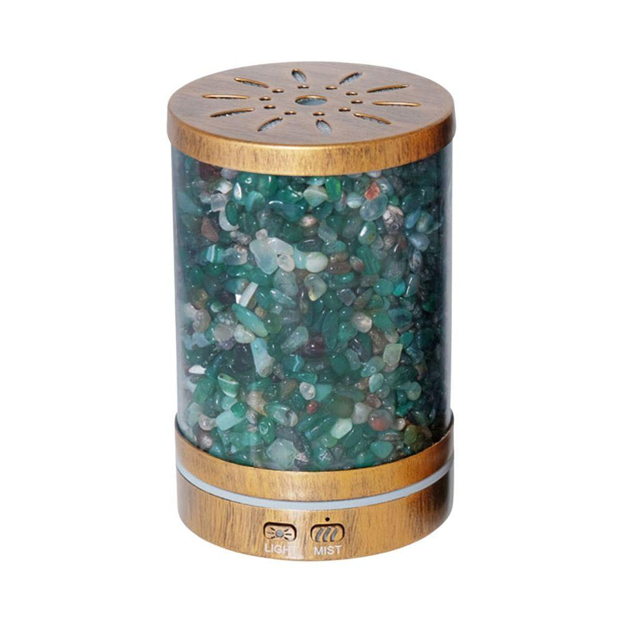 Green Agate Essential Oil Diffuser-Earth Fairy Holistics