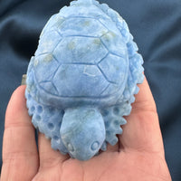 Dumortierite Sea Turtle Carving-Handmade Naturals Inc