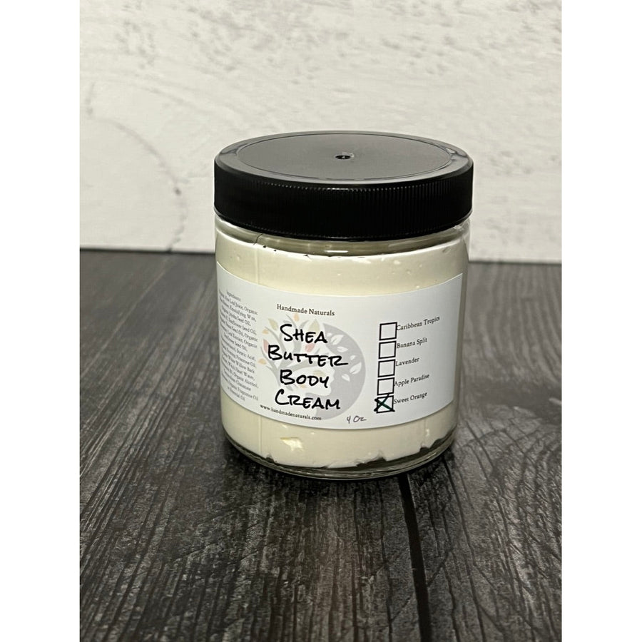 Shea Butter Body Cream (Various Scents) - 4oz-Handmade Naturals Inc